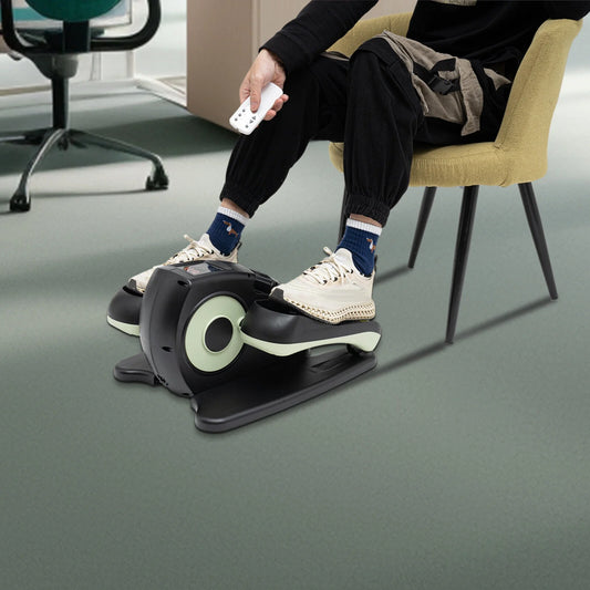 60W Electric Elliptical Trainer under Desk Elliptical Machine with Adjustable Speeds for Home Office